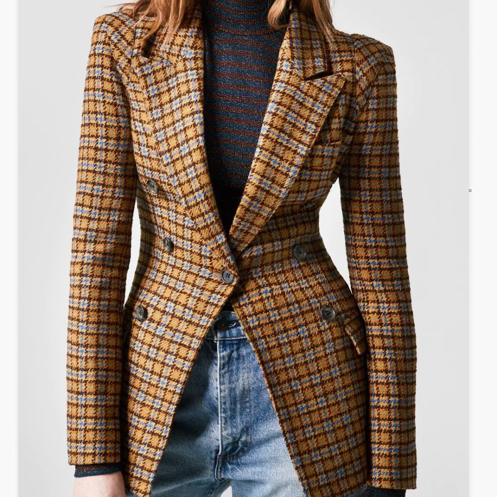 Smythe Not A DB Pagoda Tweed Blazer - Picture 7 of 11